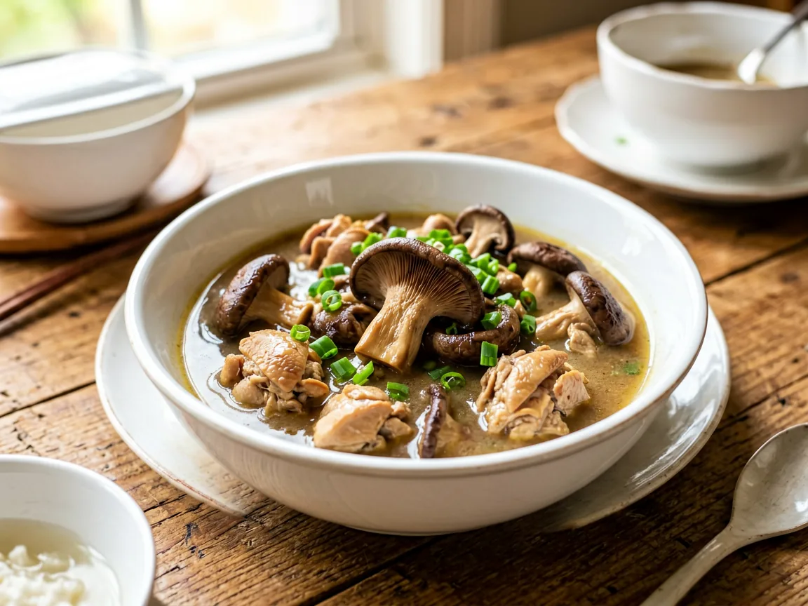 小鸡炖蘑菇