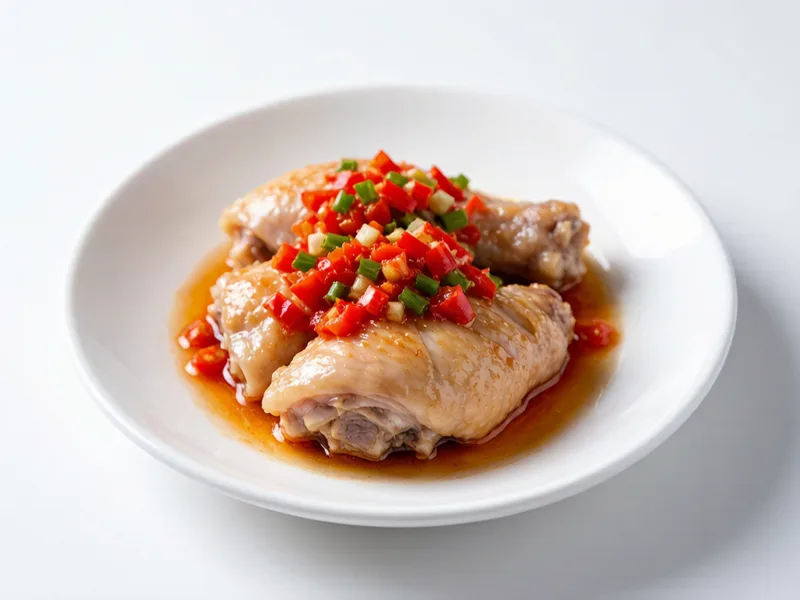 Chopped Chili Steamed Chicken Legs