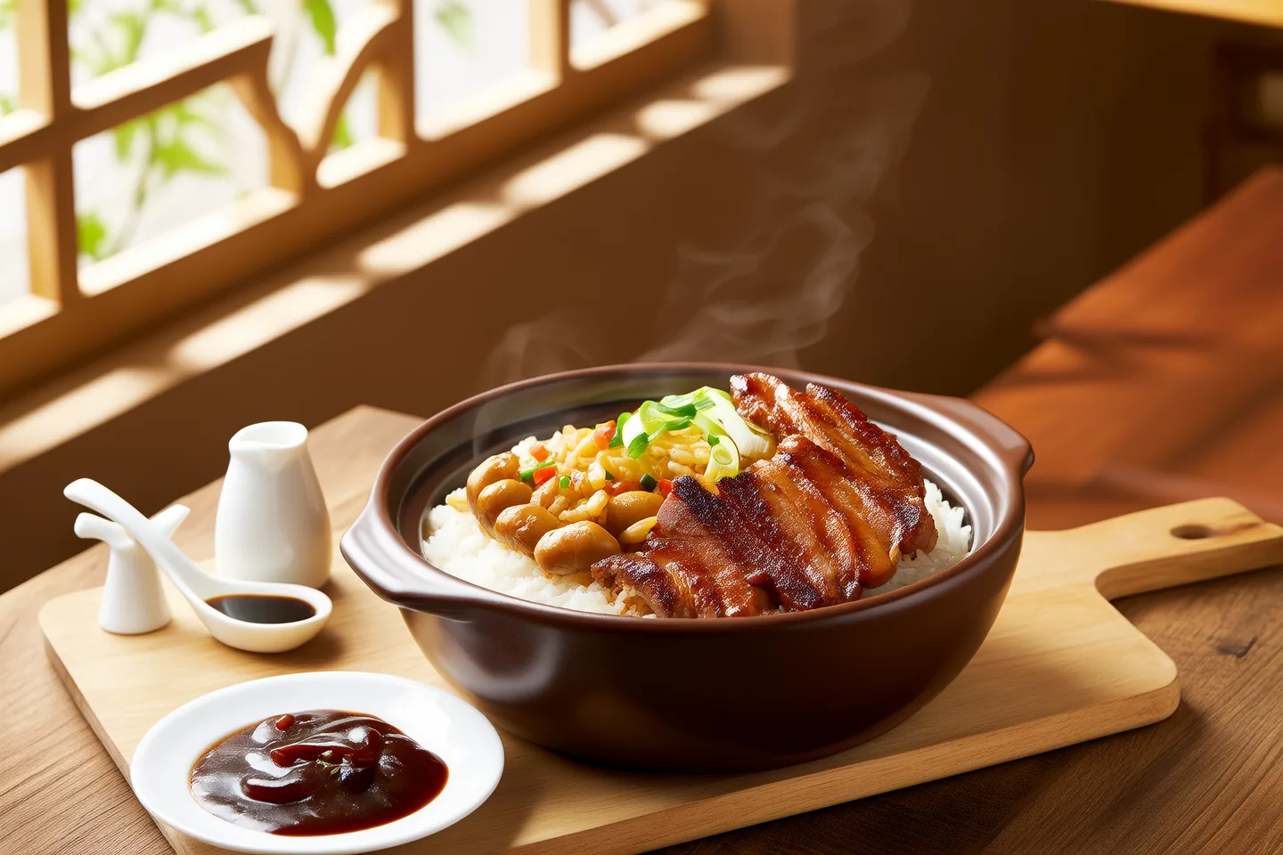 Cantonese Clay Pot Rice (Bao Zai Fan)