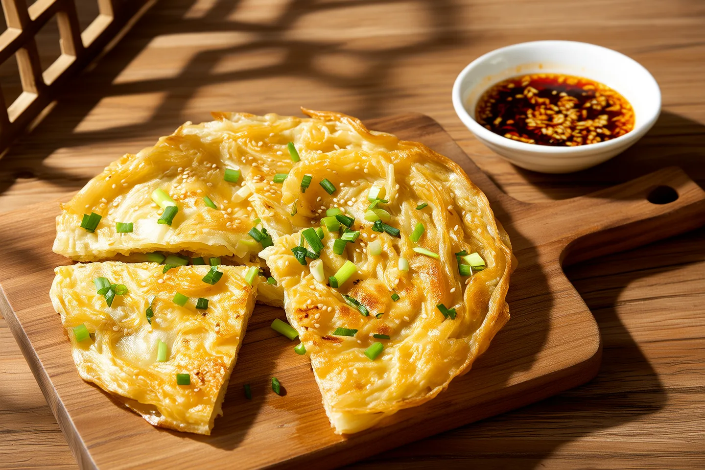 葱油薄饼