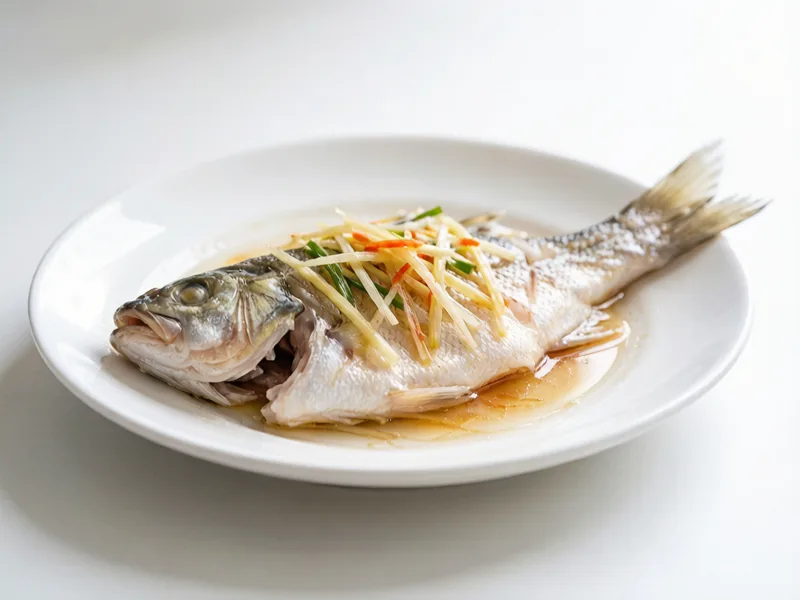 Ginger Steamed Sea Bass