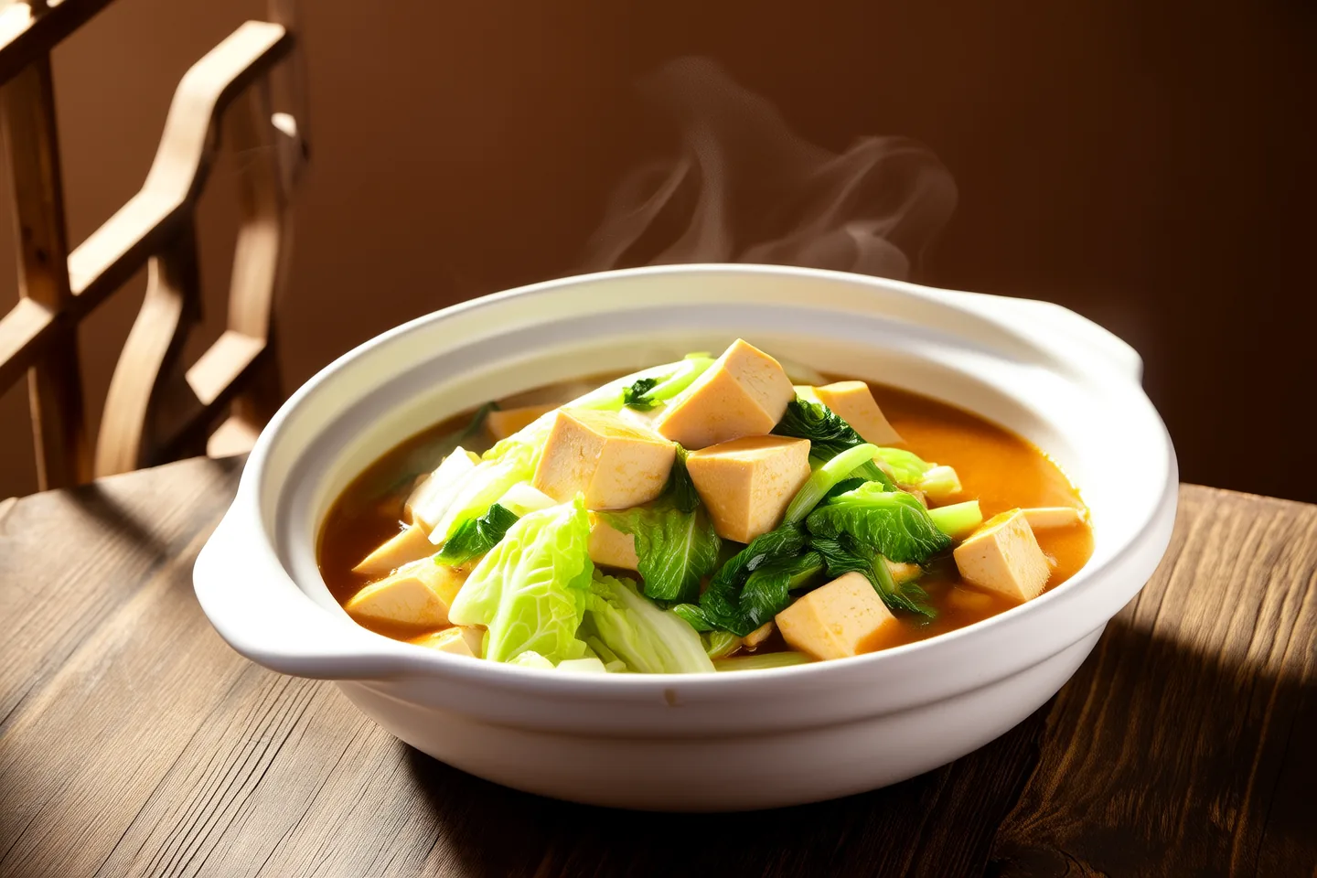 白菜炖豆腐