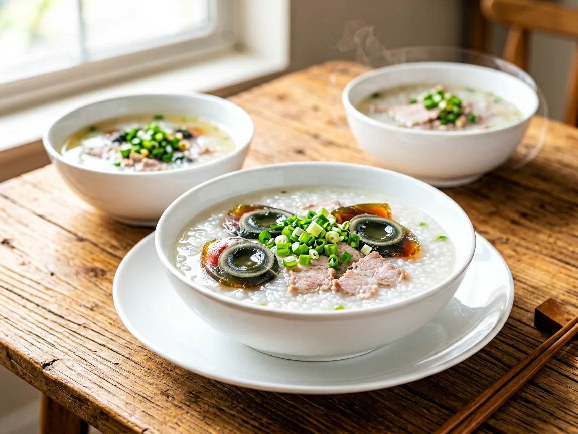 Century Egg and Lean Pork Congee