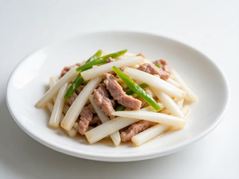 Wild Rice Shoot Shredded Pork (茭白肉丝)